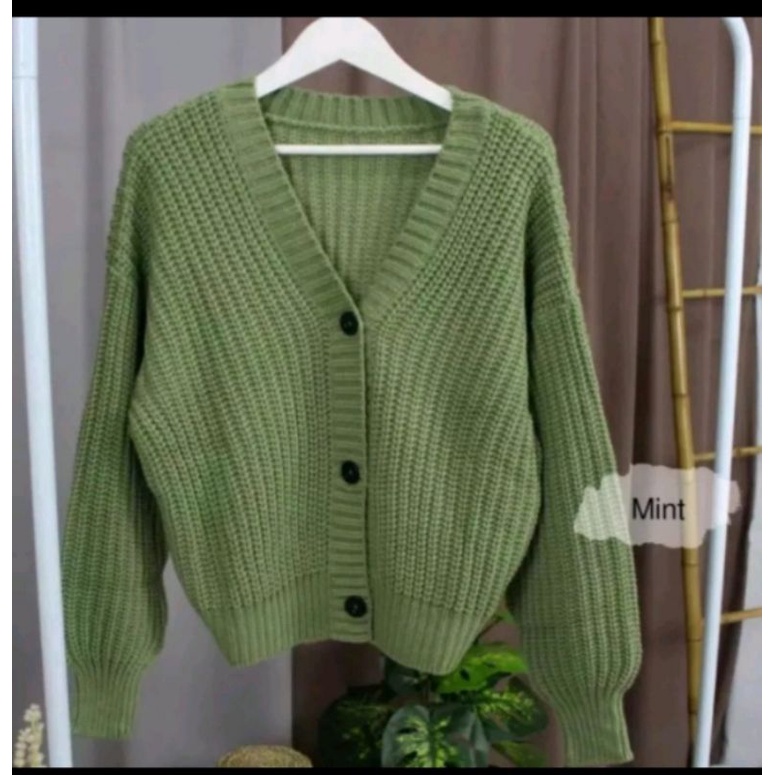 Jual KARDIGAN RAJUT WANITA PREMIUM TEBAL OVERSIZE NACARA PREMIUM ...