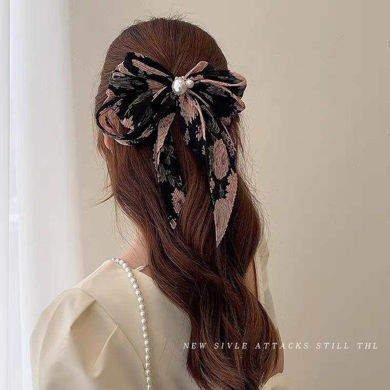 Jual Elodie Bow Hair Clip Pita Jepit Rambut Korea Jepitan Aksesoris Hiasan Rambut Fashion 