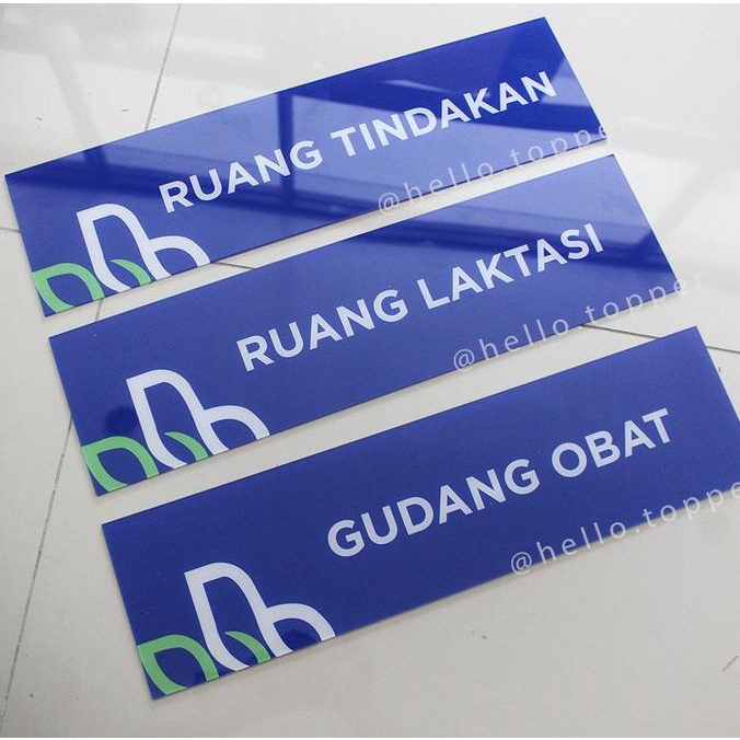 Jual Custom Sign Label Pintu | Sign Akrilik | Papan Akrilik Label ...