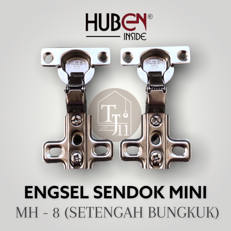 Jual ENGSEL SENDOK MINI 26mm HUBEN MH-8 ( SEMI BUNGKUK ) / ENGSEL ...