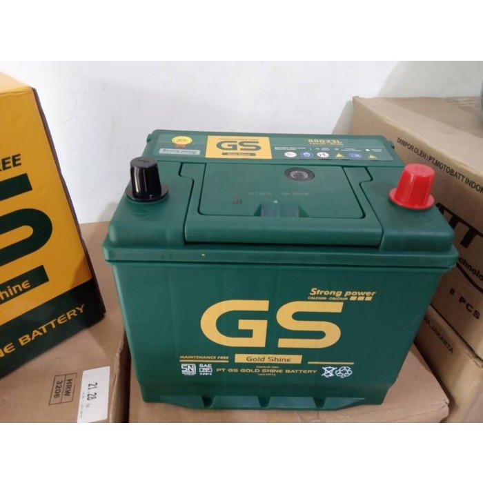 Jual Aki 55D23L GS MF 12 Volt 60 Ampere | Shopee Indonesia