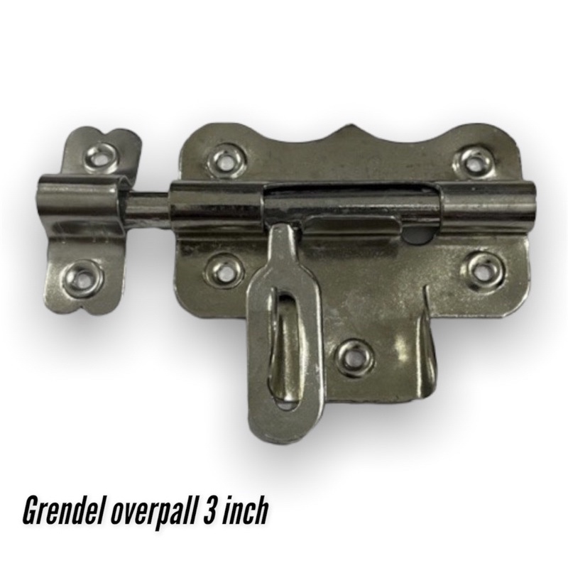 Jual Grendel pintu overpal 3inch putih | Shopee Indonesia