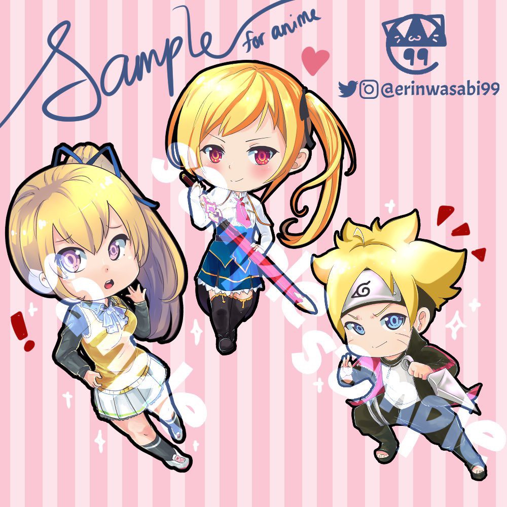 Jual Tambahan file desain dan ilustrasi chibi basic/anime | Shopee