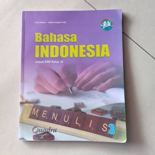 Jual Buku Bahasa Indonesia 3 untuk SMP Kelas IX Kelas 9 Quadra | Shopee ...