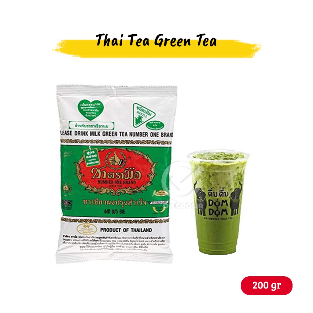 Jual Thai Tea Green Tea (200 gr) | Shopee Indonesia