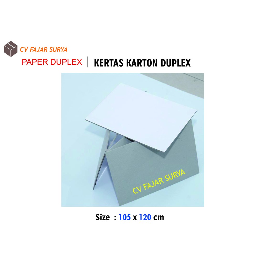 Jual Duplex Karton Duplex Kertas Duplex Plano Karton Duplex Duplex 310g Shopee Indonesia 9297