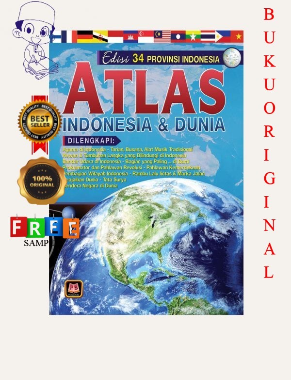 Jual BUKU Atlas Indonesia Dan Dunia Edisi 34 Provinsi Di Indonesia ...