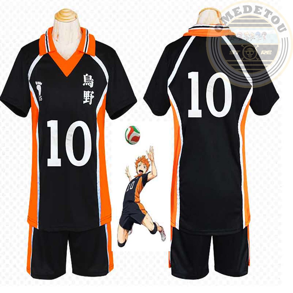 Jual Jersey Anime Haikyuu - Karasuno No 10 Hinata Shoyo | Shopee Indonesia