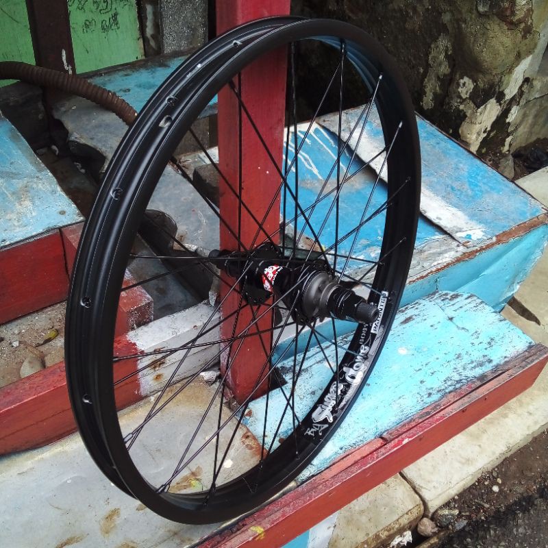 Jual Parts BMX Rear Wheelset Belakang Alex Rims Supradome Novatec Rebel ...