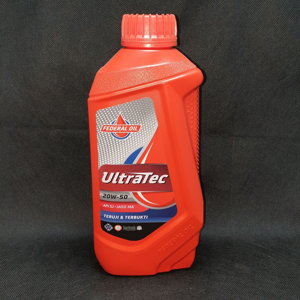 Jual Oli Mesin Atau Oli Motor 4t Federal Ultratec 1 Liter 20w 50