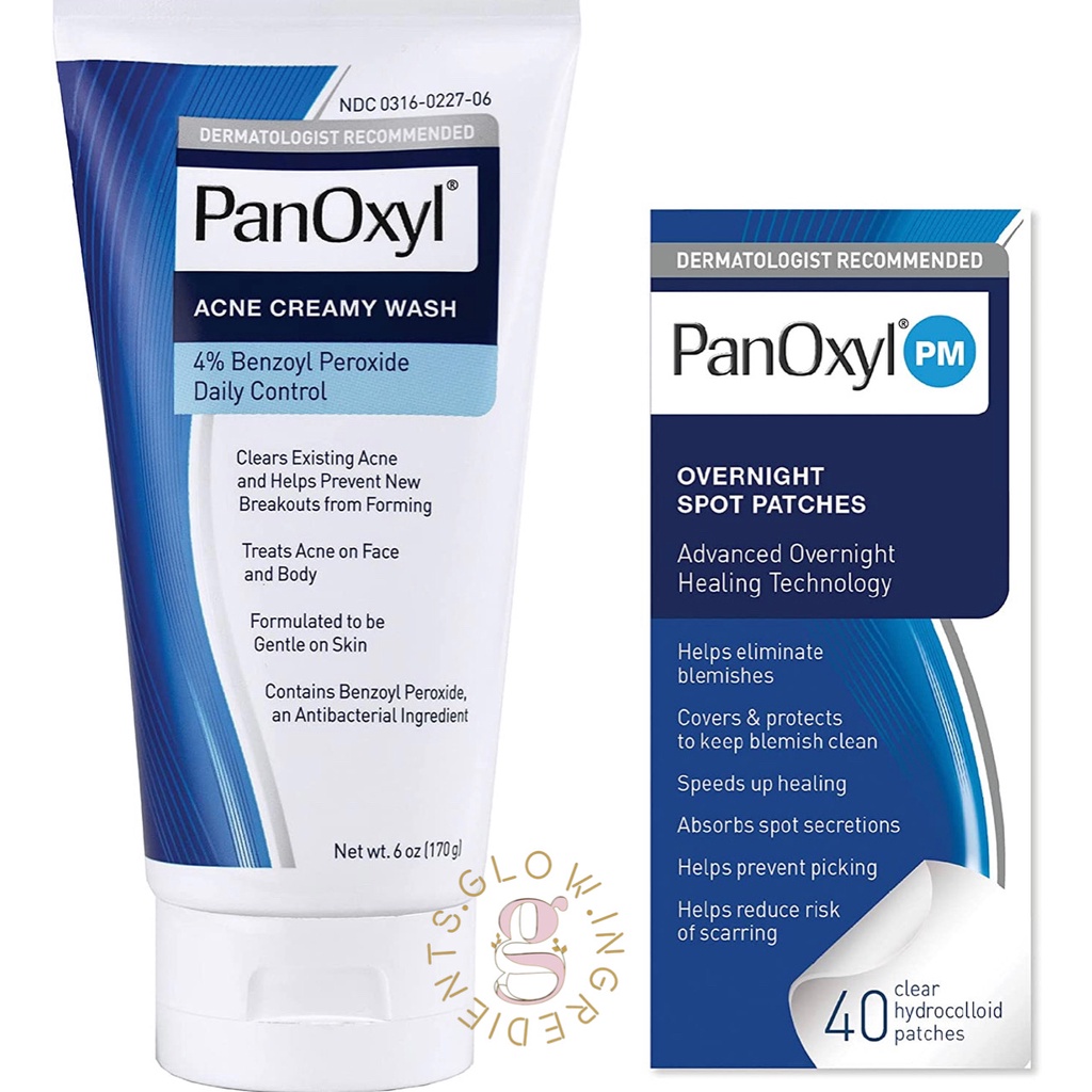 Jual Panoxyl Acne Creamy Wash 4 Benzoyl Peroxide Daily Control 170g