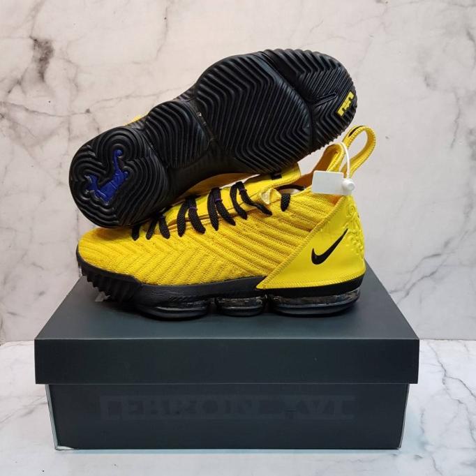 Lebron 16 clearance yellow and black