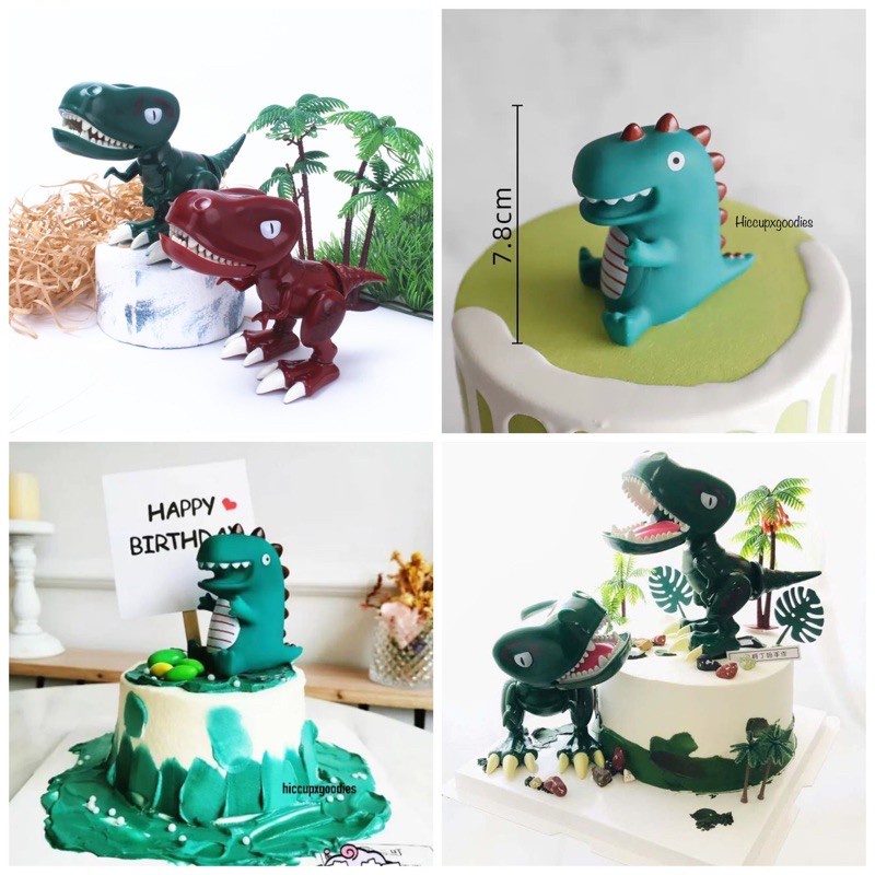 Jual Topper Kue Desain Dinosaurus Safari Untuk Dekorasi Ulang Tahun