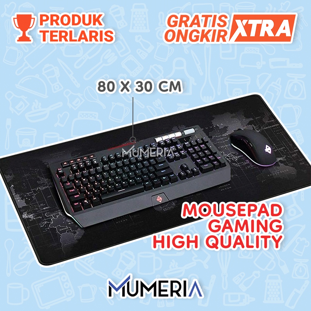Jual Mousepad Alas Komputer Laptop Gaming Super Besar Mouse Pad