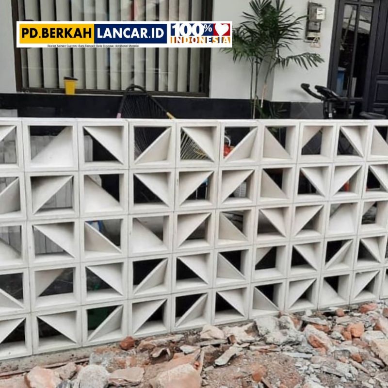 Jual Roster Beton Roster Minimalis Loster Beton Putih Ukuran 20x20