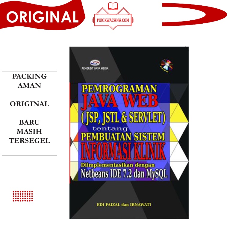 Jual Original Buku Pemrograman Java Web Jsp Jstl And Servlet Tentang Pembuatan Sistem 6802