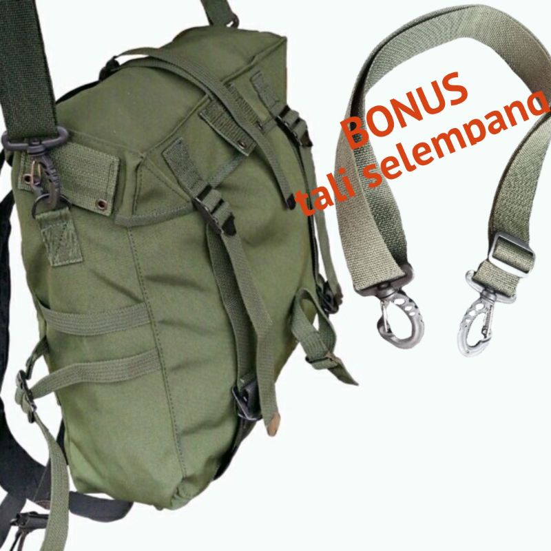 Jual Ransel tempur M1945 model JATAH TNI bisa selempang | Shopee Indonesia