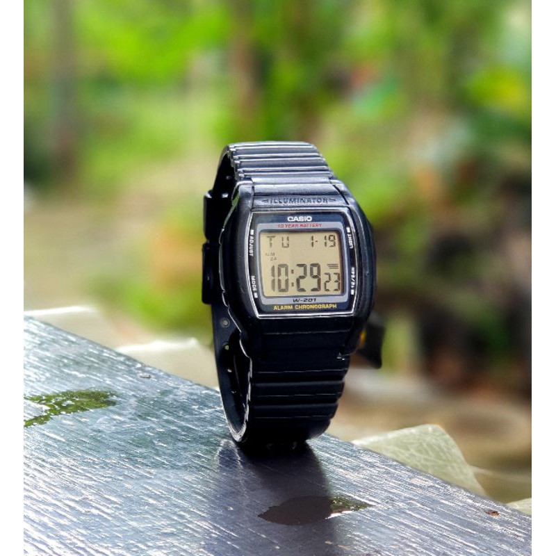 Casio w201 clearance