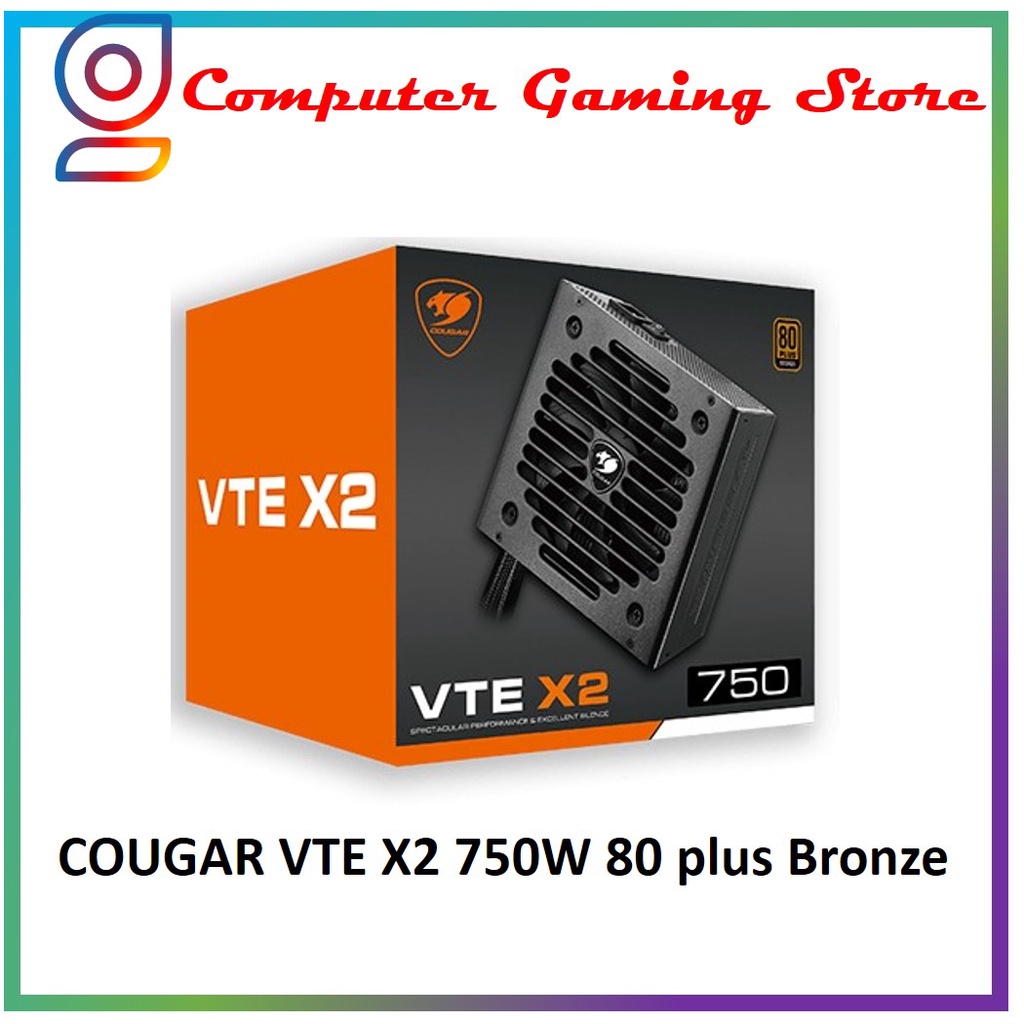Jual COUGAR VTE X2 750W 80 plus Bronze - Power Supply | Shopee Indonesia