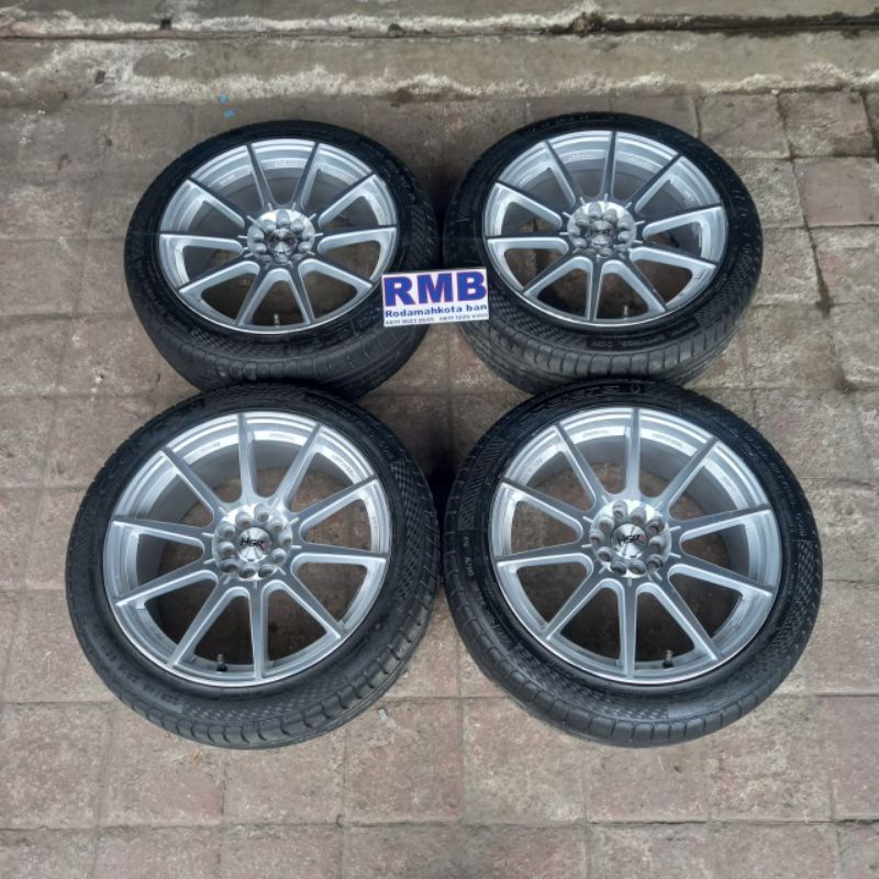 Jual VELG MOBIL SEKEN COPOTAN HSR RAI S2 RING 18 + BAN ACCELERA PHI 225 ...