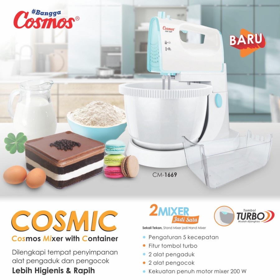 Jual Cosmos Stand Mixer Cosmic Cm Shopee Indonesia