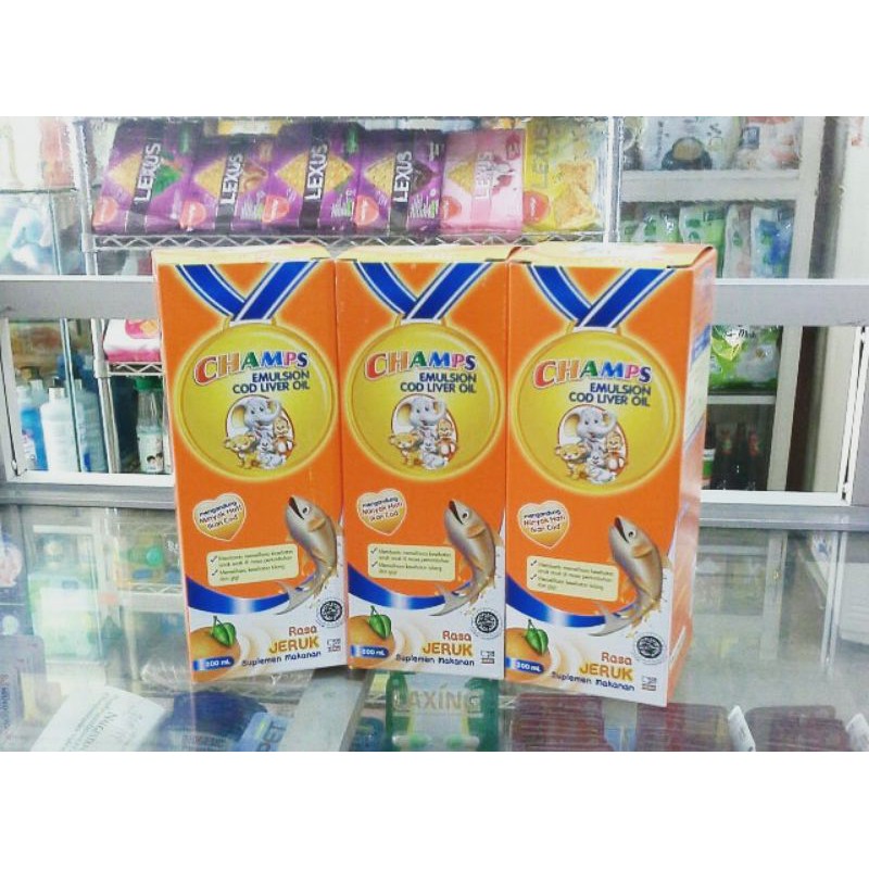 Jual CHAMPS EMULSION COD LIVER OIL Shopee Indonesia