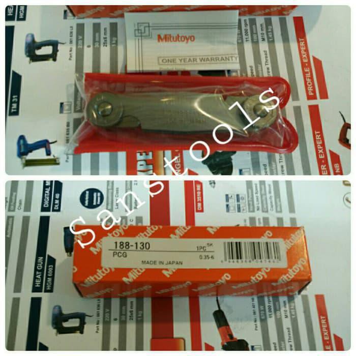 Mitutoyo Metric Screw Pitch Gage 0.4 - 7mm 188-121 - View #8