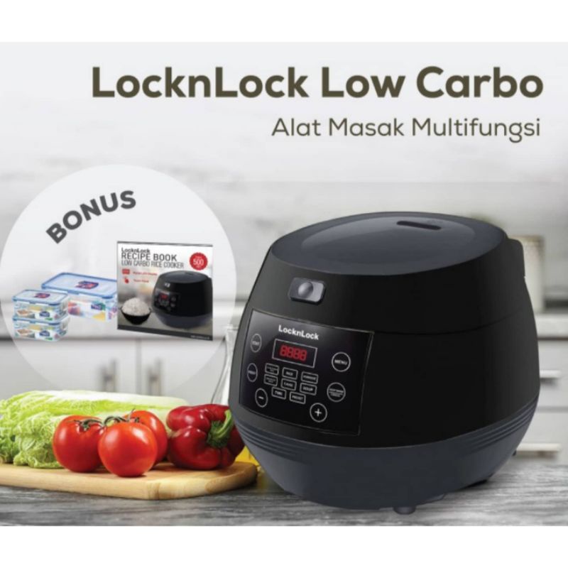 Jual Rice Cooker LocknLock Small Low Carbo | Alat Masak Multifungsi ...