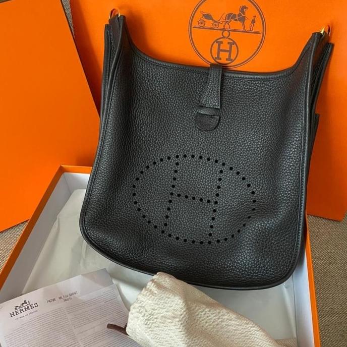 Jual Tas Hermes Evelyn PM Noir BNIB Authentic GRATIS ONGKIR HARGA MURAH Shopee Indonesia