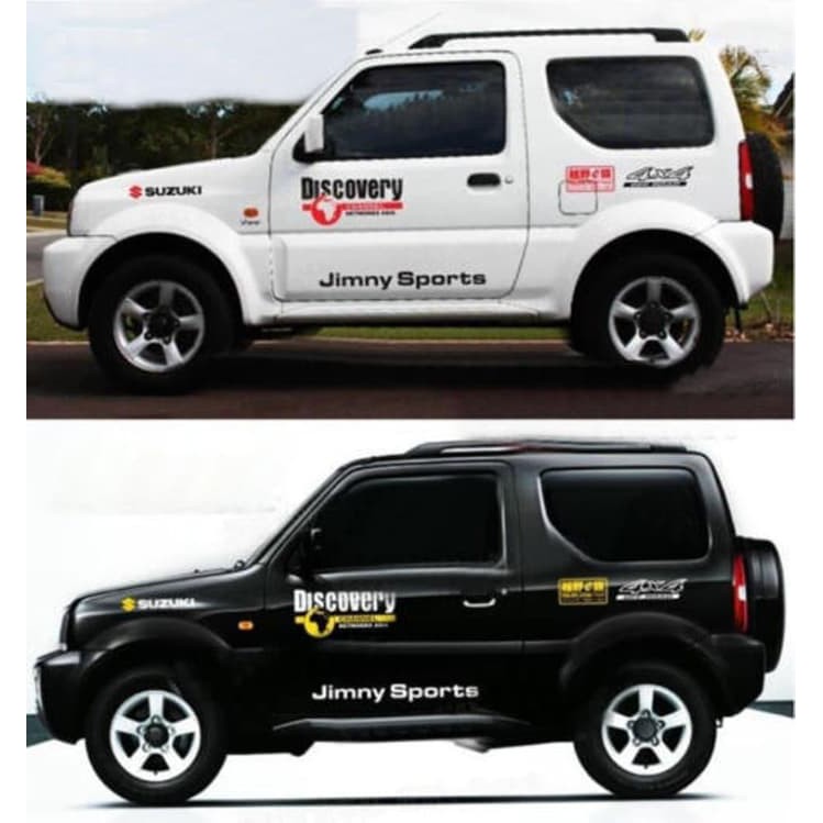Jual sticker stiker jimny sports sticker mobil jimny sticker 4x4 ...