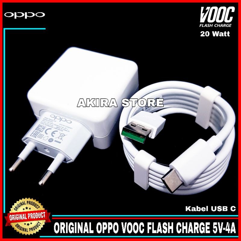 Jual Charger Oppo Reno 2F Reno 3 ORIGINAL 100% VOOC Flash Charge USB ...