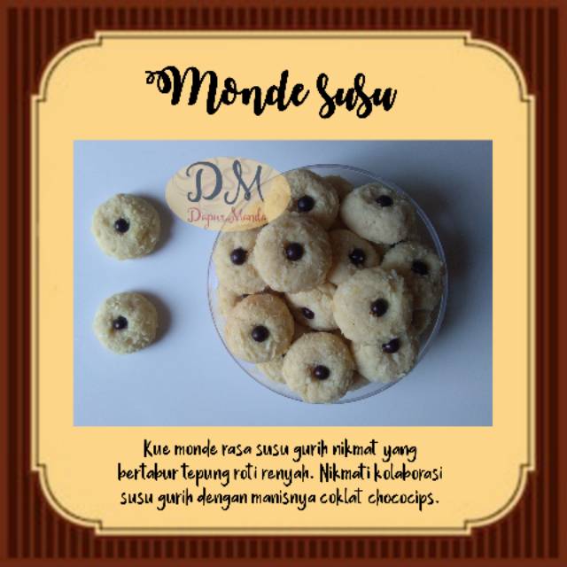 Jual Kue Kering Monde Susu Renyah Muprul Shopee Indonesia