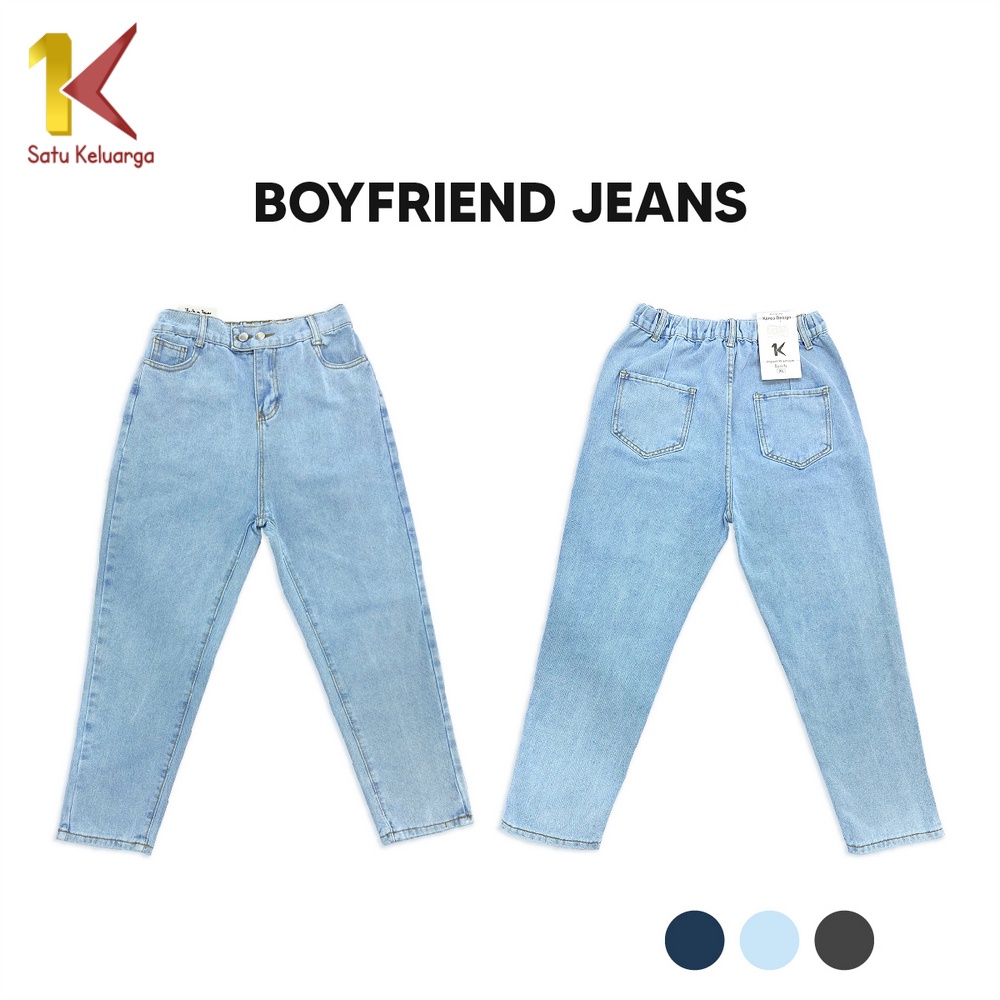 Jual Satukeluarga Surabaya Celana Panjang Boyfriend Jeans Wanita P172 ...