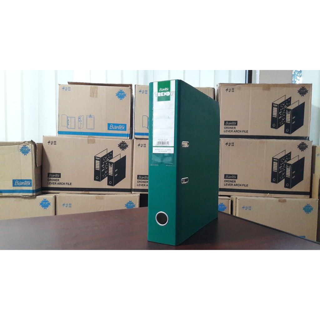 Jual Bantex Ordner Trendy Folio 70 mm Green Hijau 1446 04 Otner ...