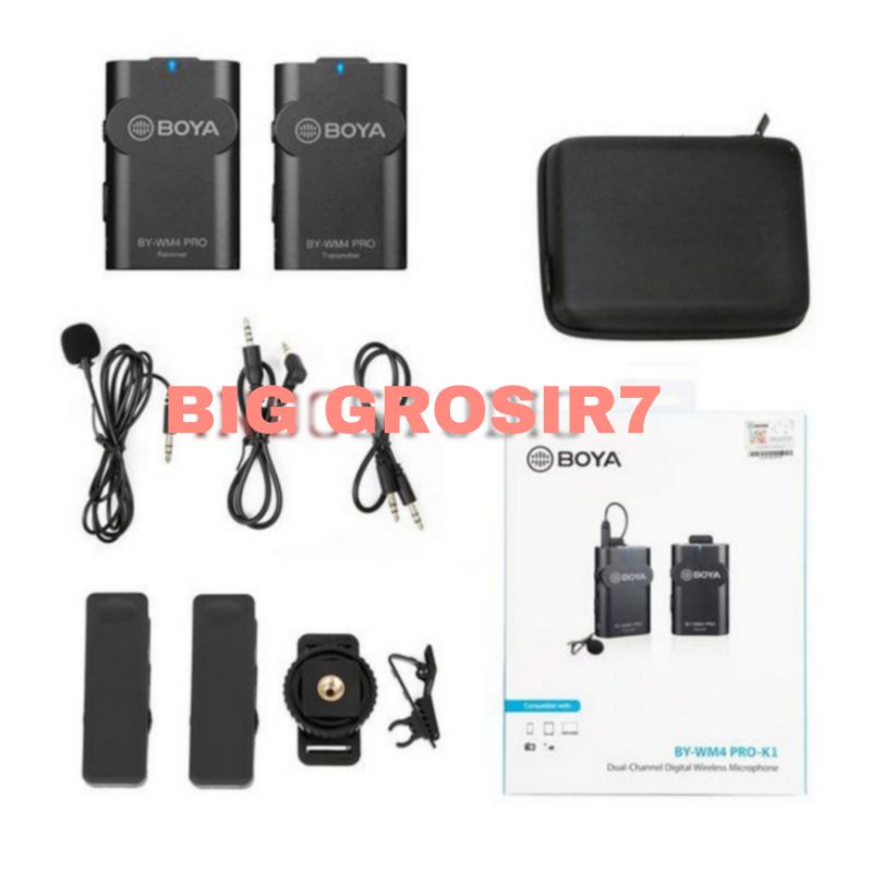 BOYA WM4 Pro K2 wireless microphone set | | Before 4pm, delivered tomorrow BOYA WM4 Pro K2 wireless microphone set | | Before 4pm, delivered tomorrow