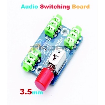 Jual Audio Switching Board 3.5mm A/B Audio bisa input/output bergantian ...
