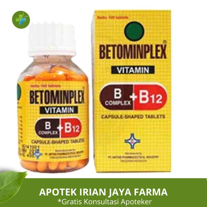 Jual BETOMINPLEX / BETOMIN PLEX ISI 100 TABLET ( VITAMIN B COMPLEX + B ...