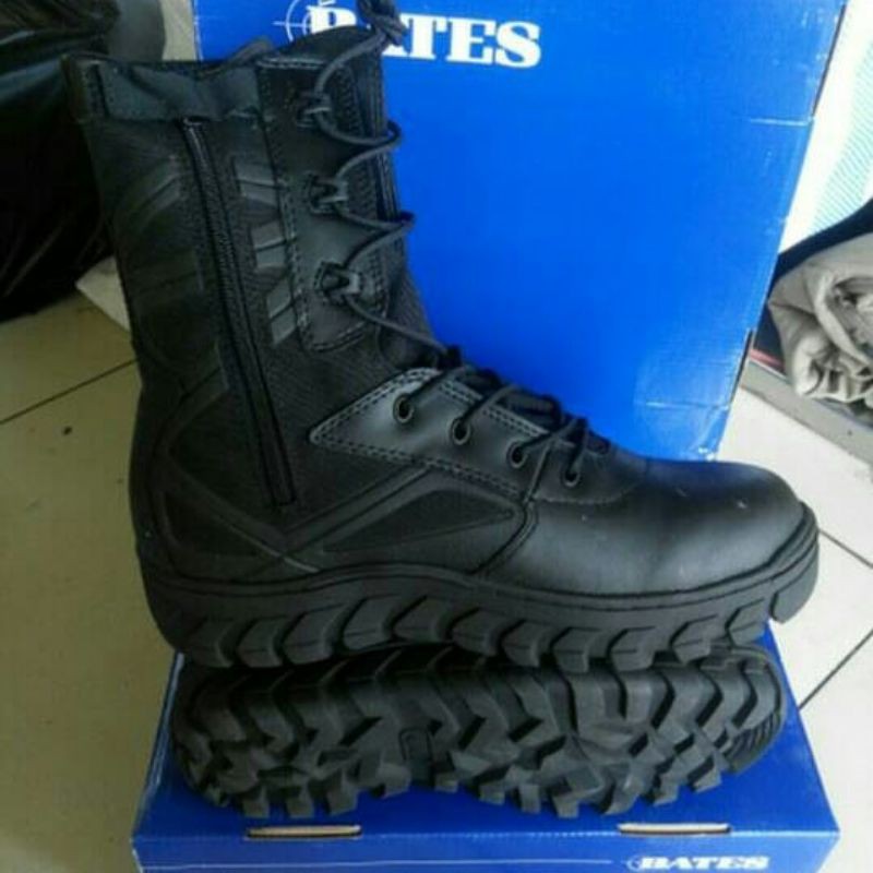 Jual Sepatu PDL Army Boots Bates Hitam Tinggi 9inch | Shopee Indonesia