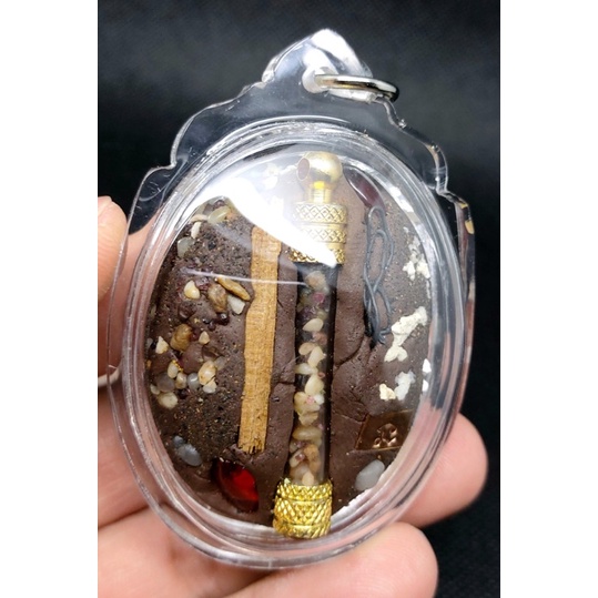 ✨ Sacred Locket Mae Bua Chao Sane (Bua Bangbai) - Gold Masterpiece Edition with Charm Takrud, Cemetery Wax & Maha Sane Herbs (2561 BE by Ajarn Suntorn Phueak Tiang) - Ultimate Seduction, Romantic Success & Wealth Magnet