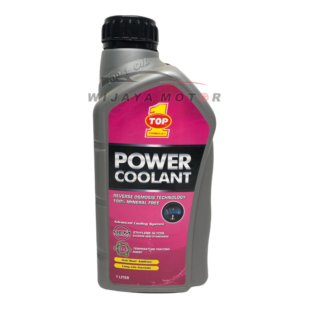 Jual TOP 1 POWER COOLANT PINK 1 LITER AIR RADIATOR COOLANT PINK 1