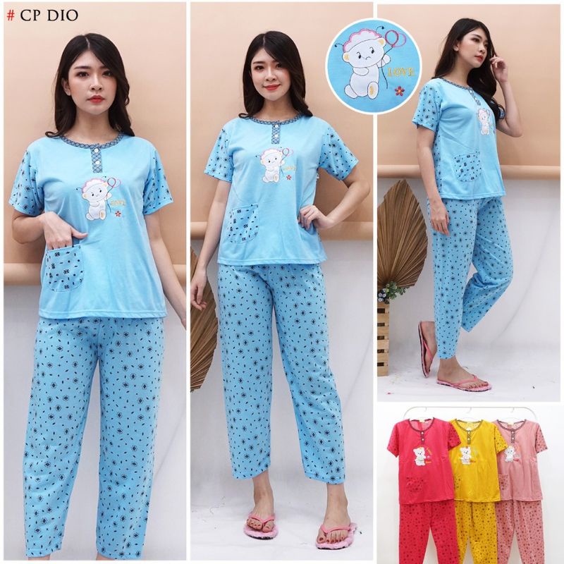Jual DP011 CP DIO Ukuran Standar Baju Tidur Wanita Dewasa Piyama Wanita