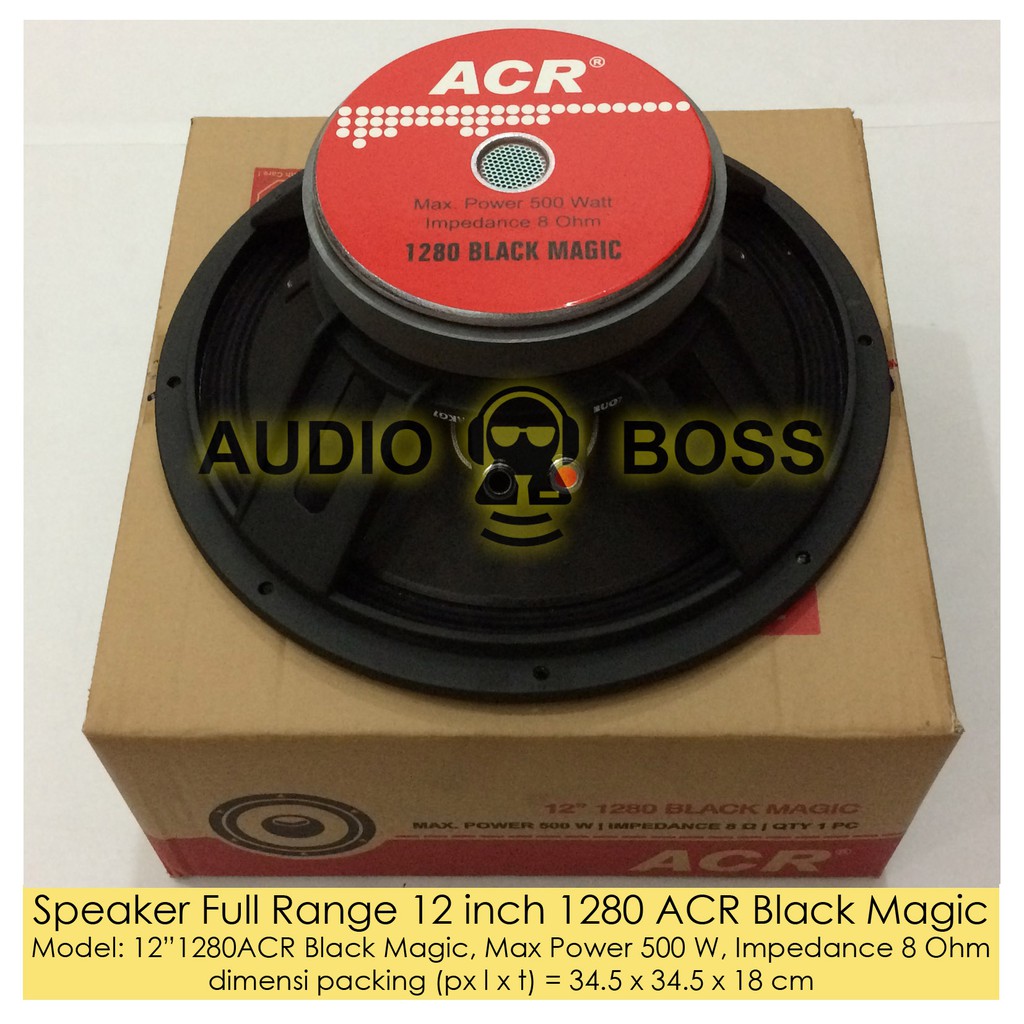 harga speaker acr 12 inch black magic 1280