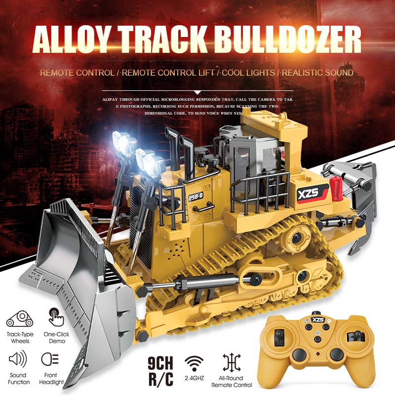 Jual Mainan Bulldozer Remote Control Bulldozer RC Mainan Mobil
