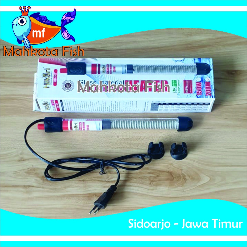 Jual Heater Aquarium Heater Kolam 200 Watt Hiter Aquarium Aquascape