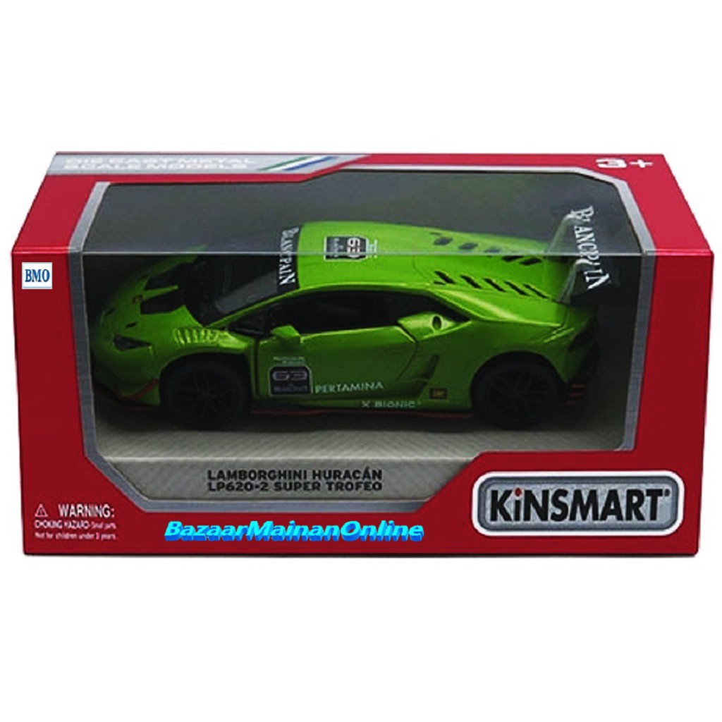 Jual Kinsmart Lamborghini Huracan LP620-2 Super Trofeo KT5389