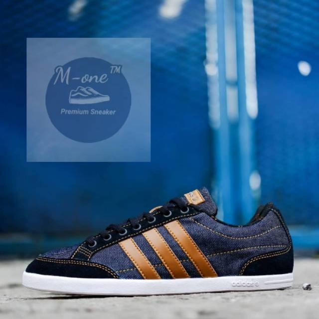 Adidas neo deals caflaire denim