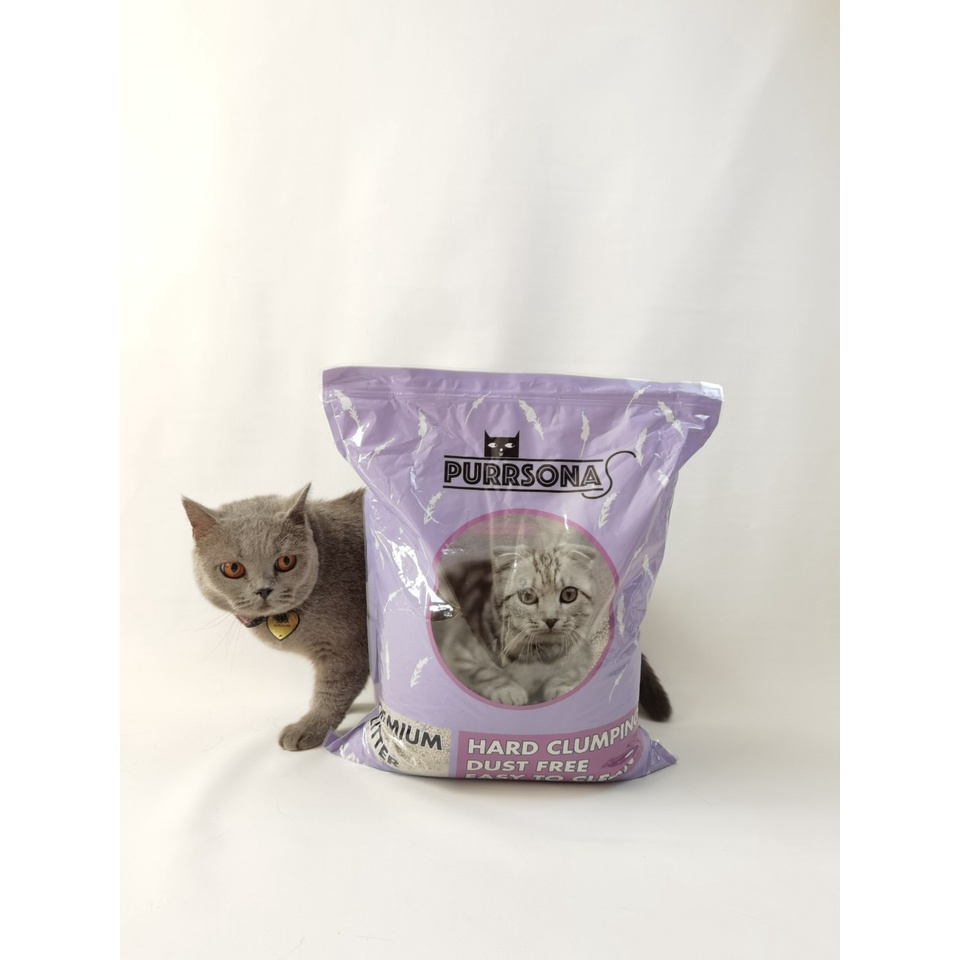 Jual Pasir Kucing bentonite premium PURSONA 5ltr Gumpal Wangi Khusus ...