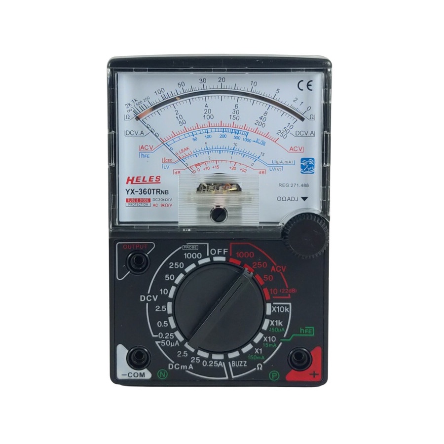 Jual Multimeter Heles YX360TRnb Multitester Analog YX-360TRNB Avometer ...