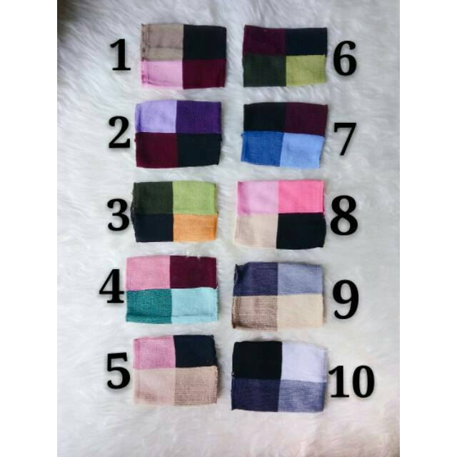 Jual Inner rajut4 warna / bandana rajut 4 warna / iket 4 warna murah