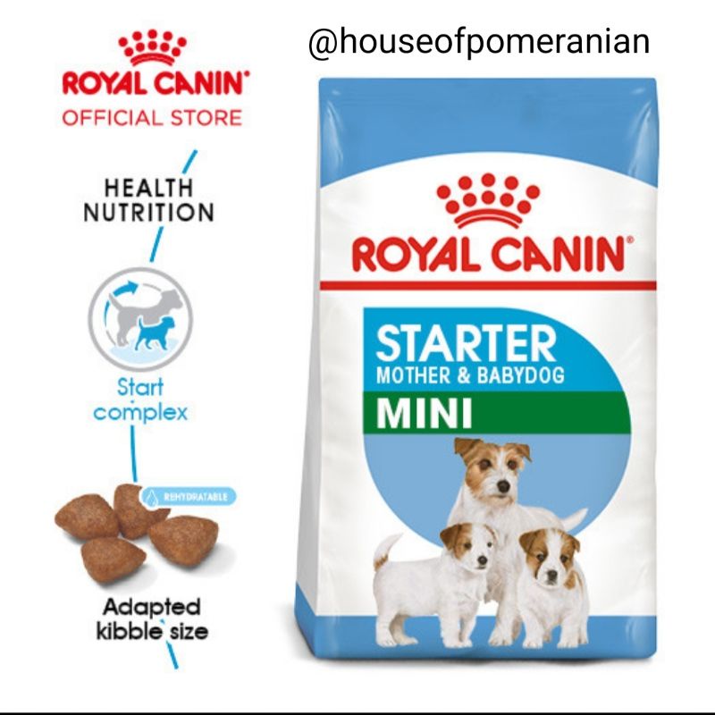 Jual royal canin mini starter mother and baby dog 1KG dog food kibble